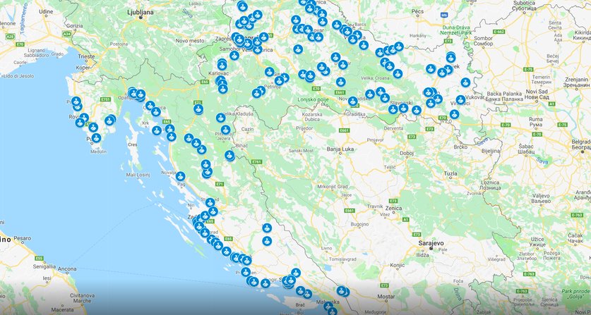 Google otkriva gdje su postavljene kamere u Hrvatskoj