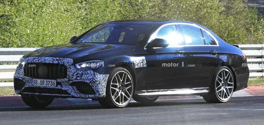 2021 Mercedes-AMG E63 Sedan Spied With Minimal Camouflage