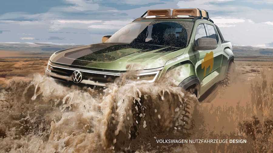 2023 Volkswagen Amarok Teased Inside And Out Looking Tough